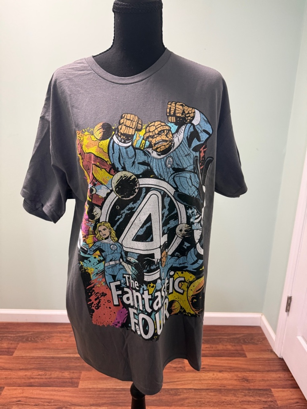 Fantastic Four Graphic Tee - Charcoal Gray - Picture 2 of 3